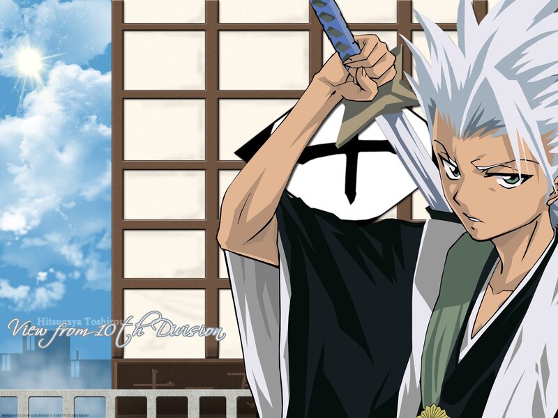 Anime Character with Sword — White, Dramatic, Afternoon, Shinigami Robe