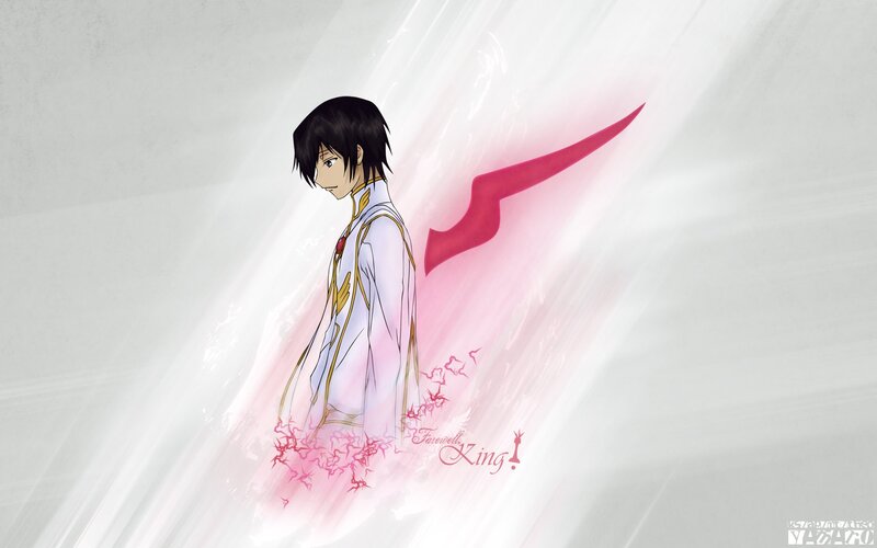 Anime Character with Sword — White, Dramatic, Digital Art, Clothing