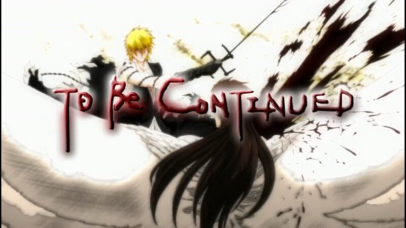 Anime Character with Sword — White, Dramatic, Hair