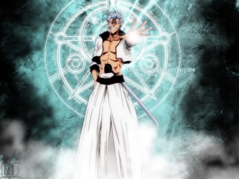 Anime Character with Sword — White, Dramatic, Magic Circle
