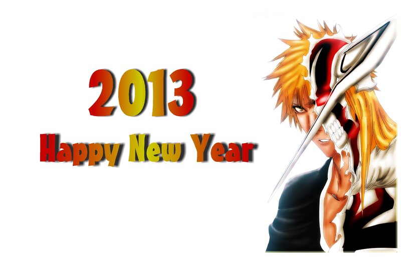 Anime Character with Sword — White, Dramatic, Manga, Text