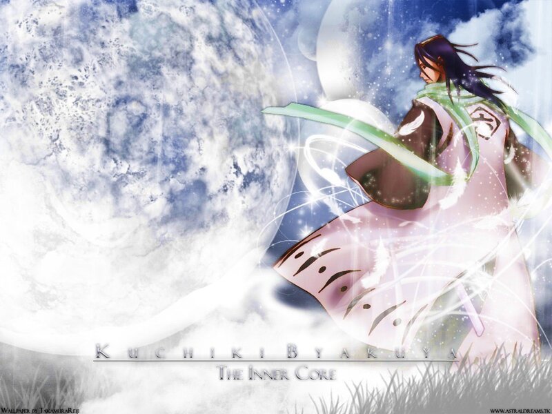 Anime Character with Sword — White, Dramatic, Night, Moon