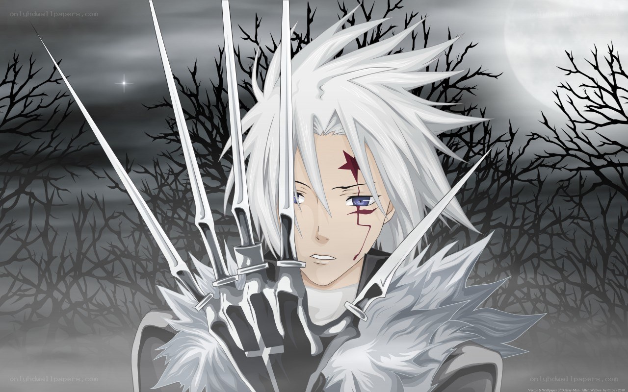 anime character with swords