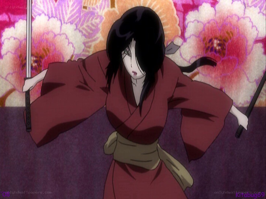anime character with swords