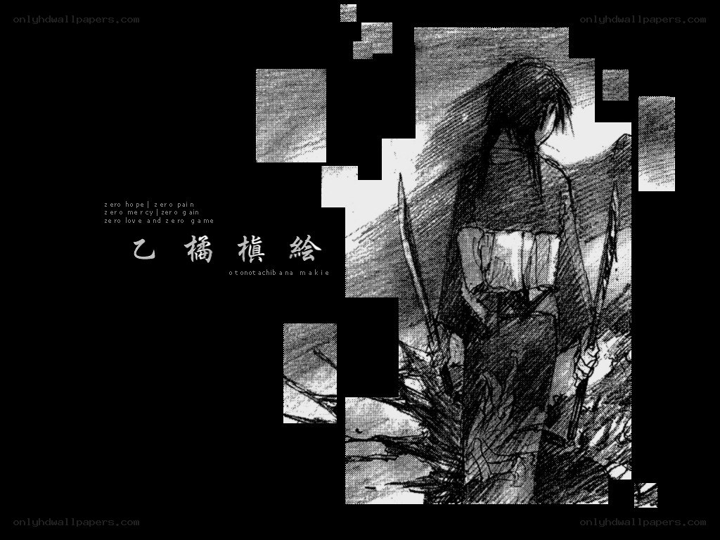 Anime character with swords