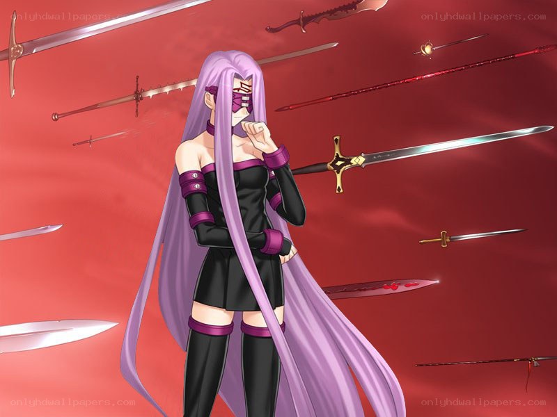 anime character with swords