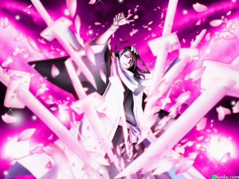 Anime Character with Swords — Pink, Dramatic