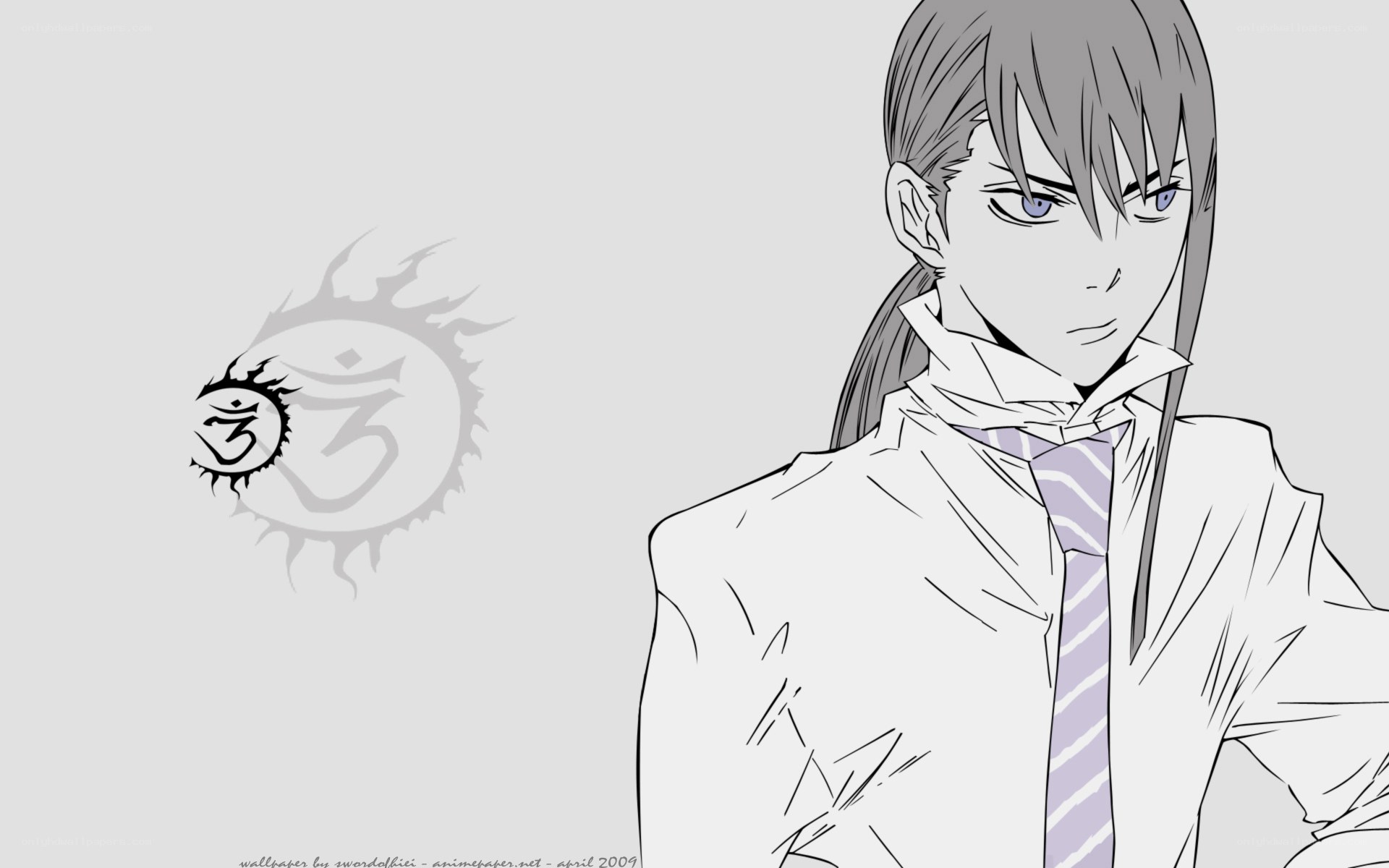 anime character with symbol