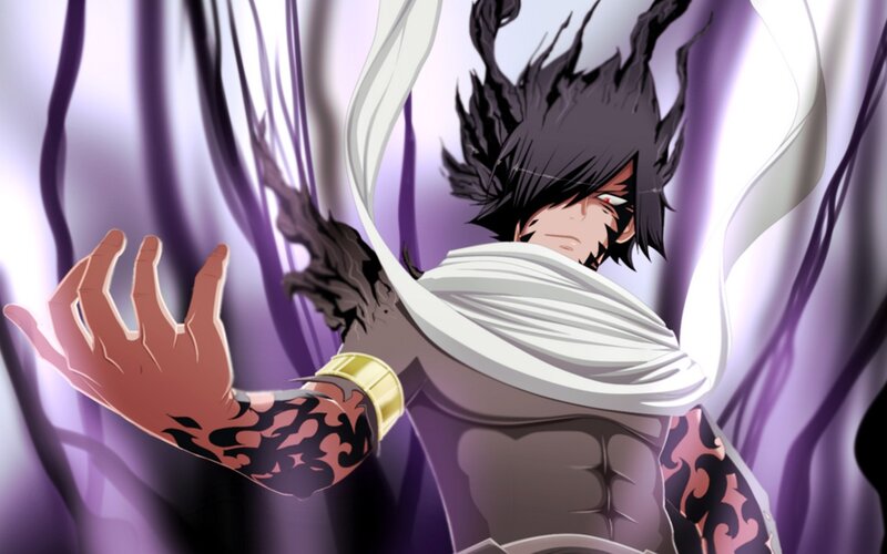 Anime Character with Tattoos — Purple