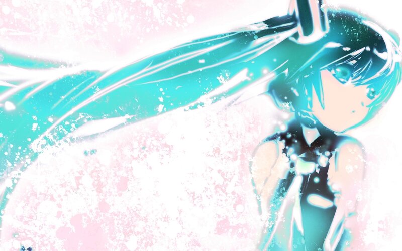 Anime Character with Teal Hair — Dreamy