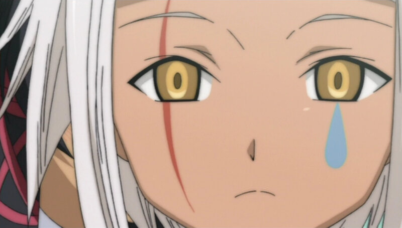 anime character with tear