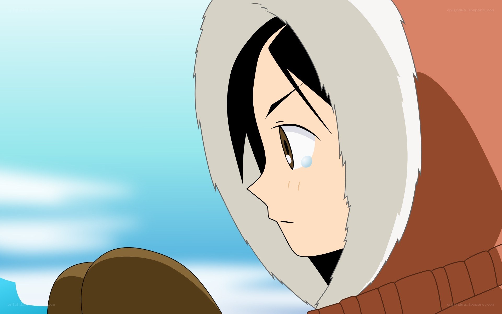 anime character with tear