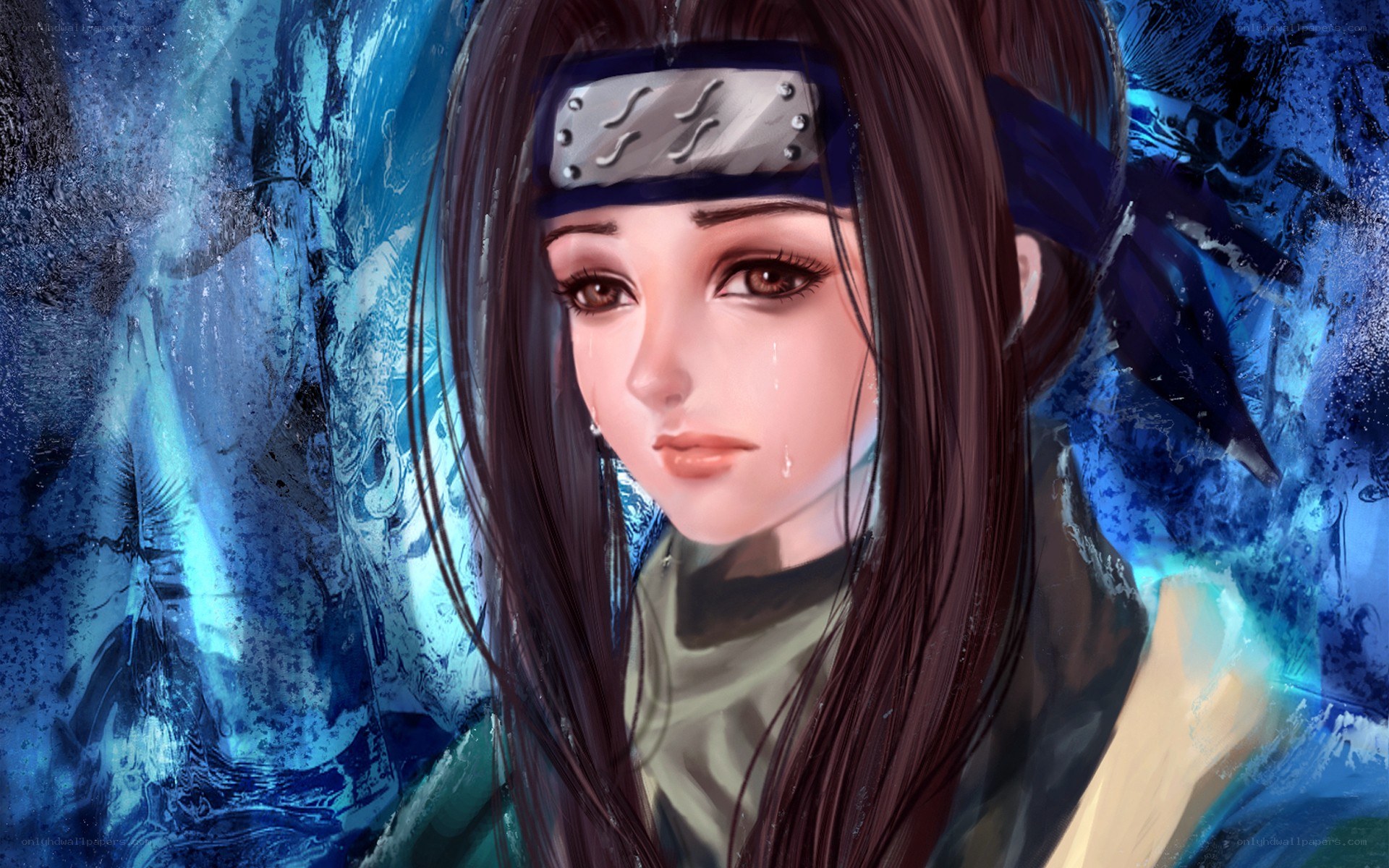 anime character with tears