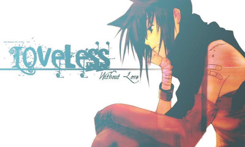 anime character with text