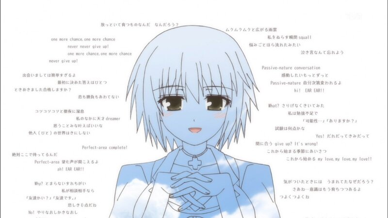anime character with text