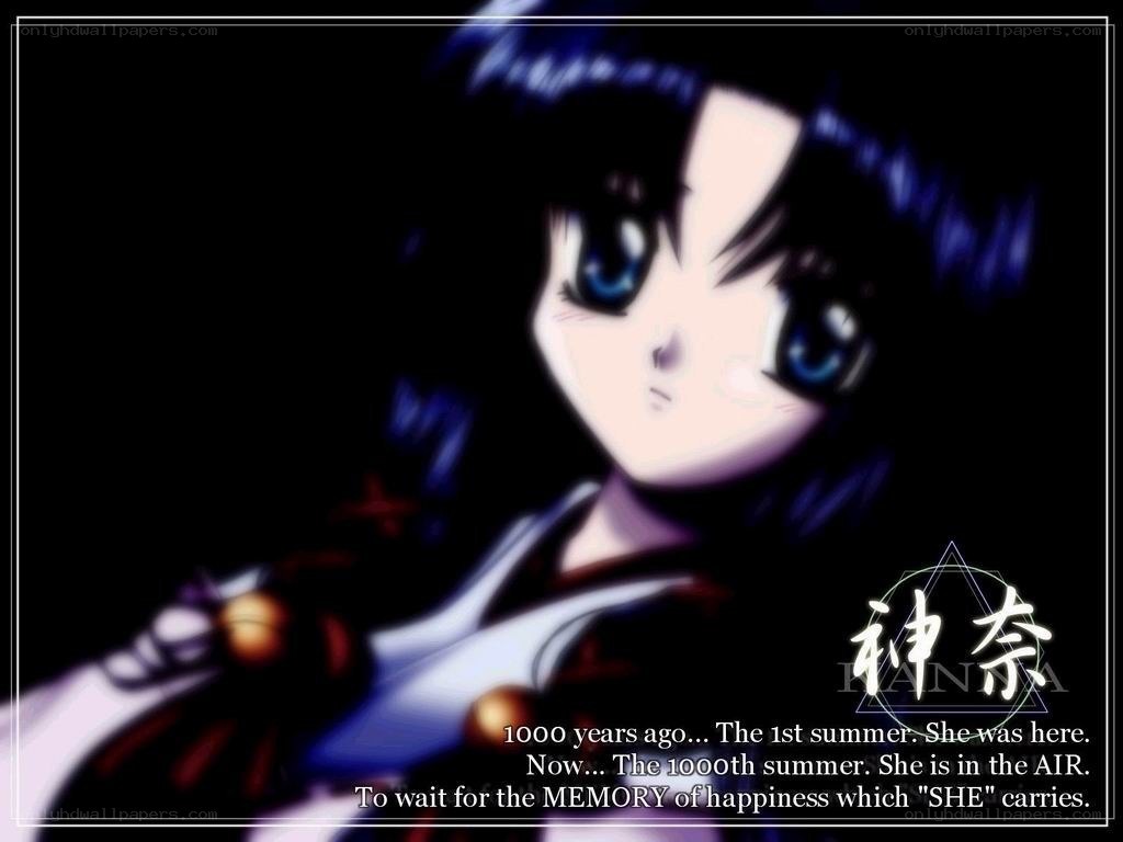 Anime character with text