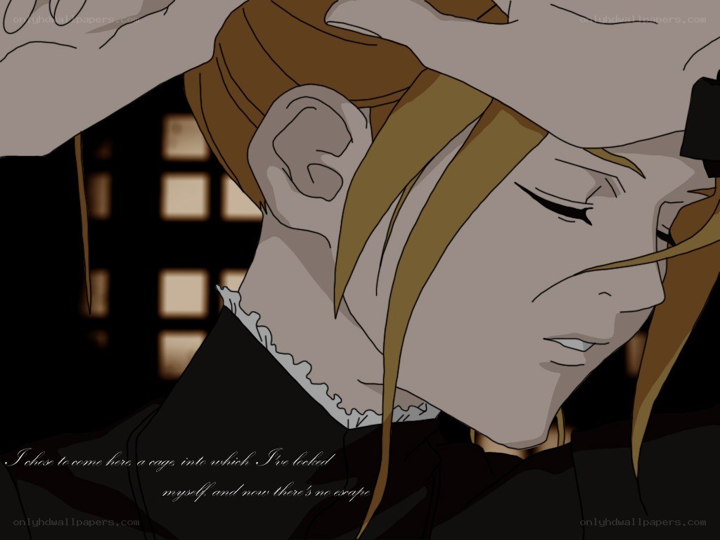 anime character with text
