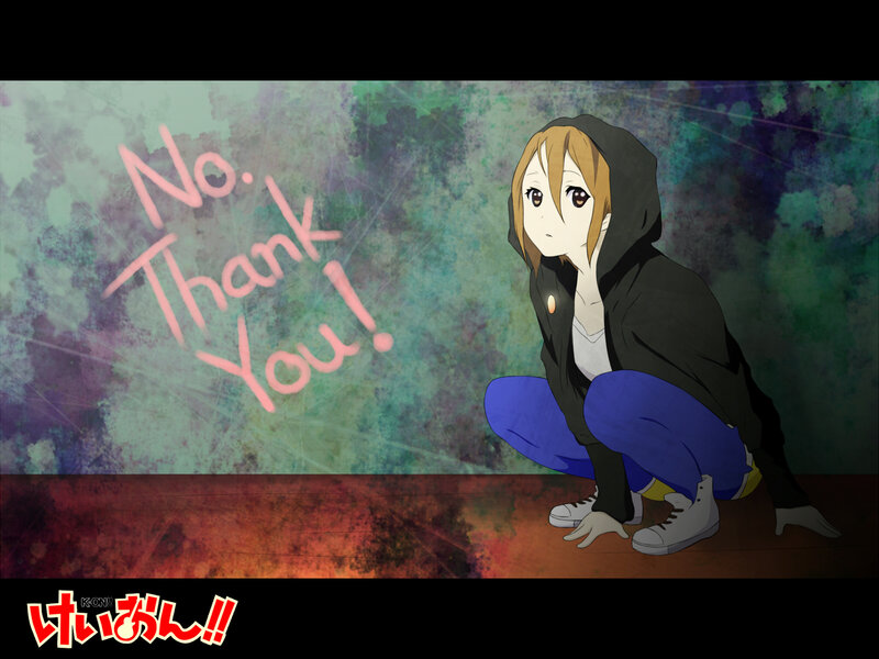 Anime character with text