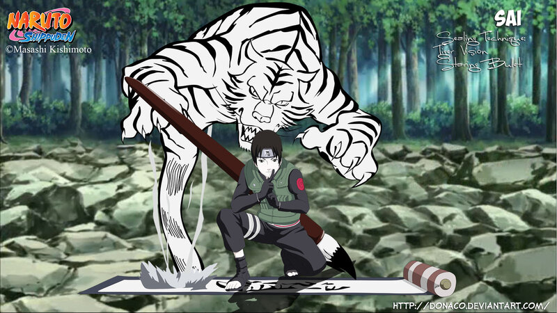 Anime Character with Tiger — Green
