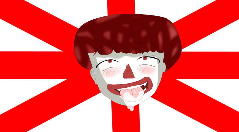 anime character with tongue out