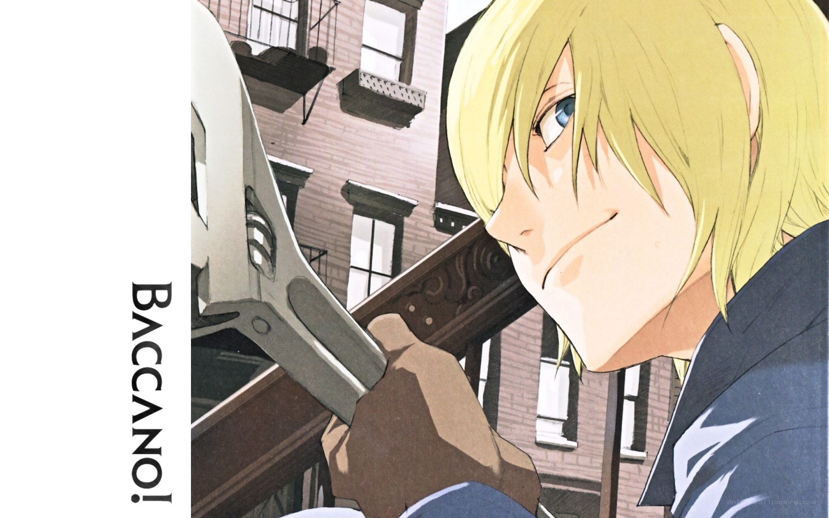 anime character with tool