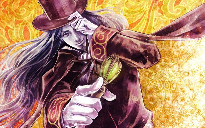 anime character with top hat