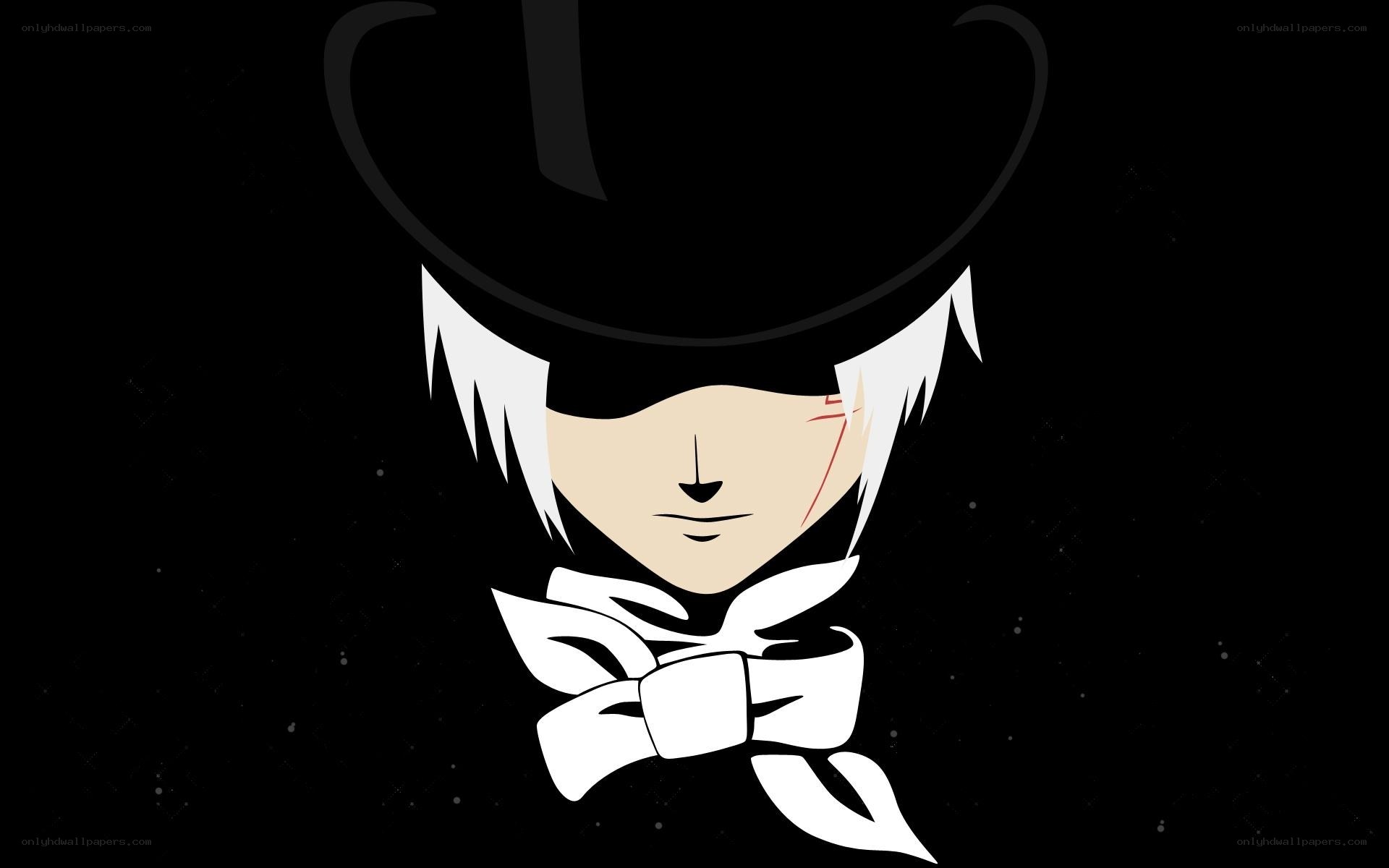 anime character with top hat