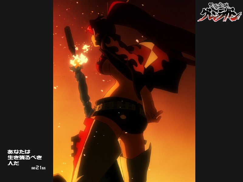 anime character with torch