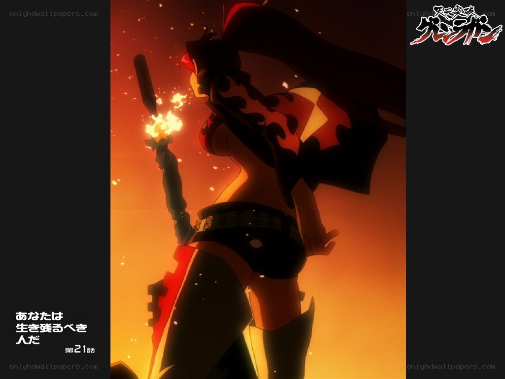 anime character with torch