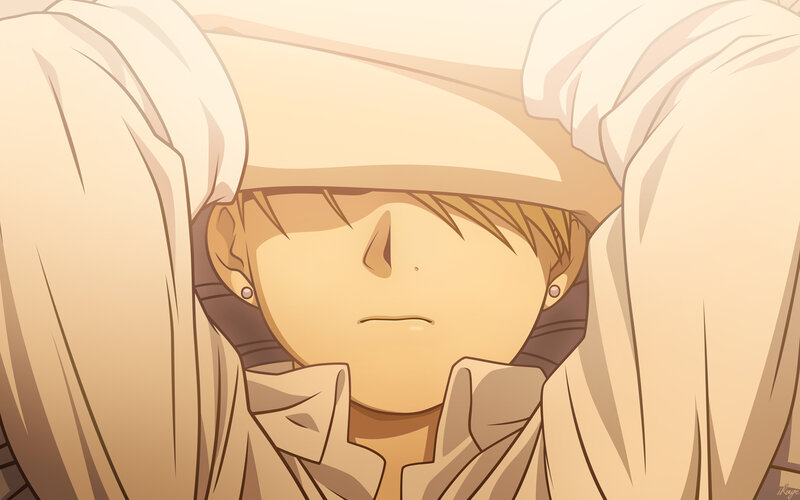 anime character with towel