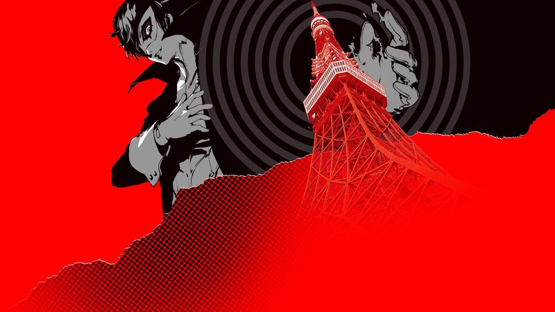 Anime Character with Tower
