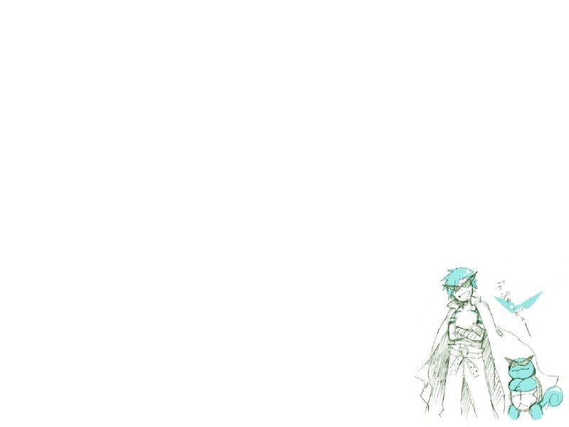 Anime Character with Turtle