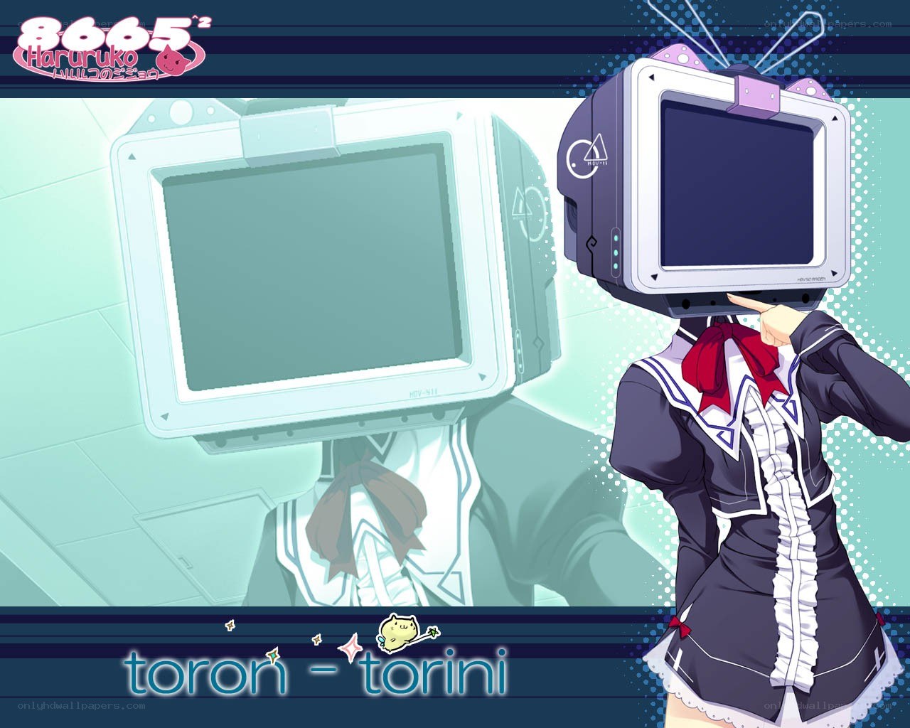 anime character with TV head