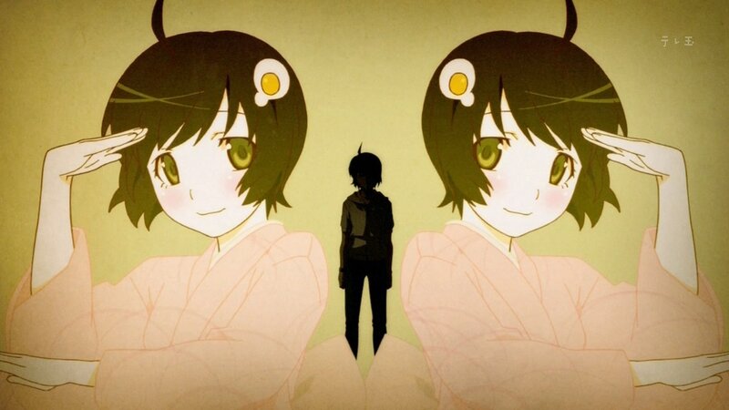 anime character with two girls