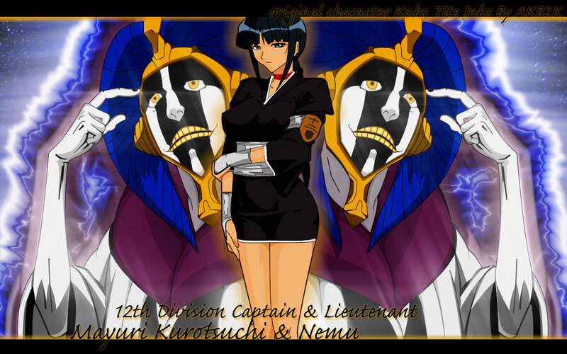 Anime Character with Two Masks