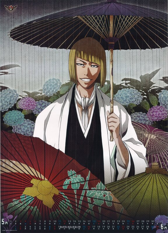 Anime Character with Umbrella — White, Calm, Spring