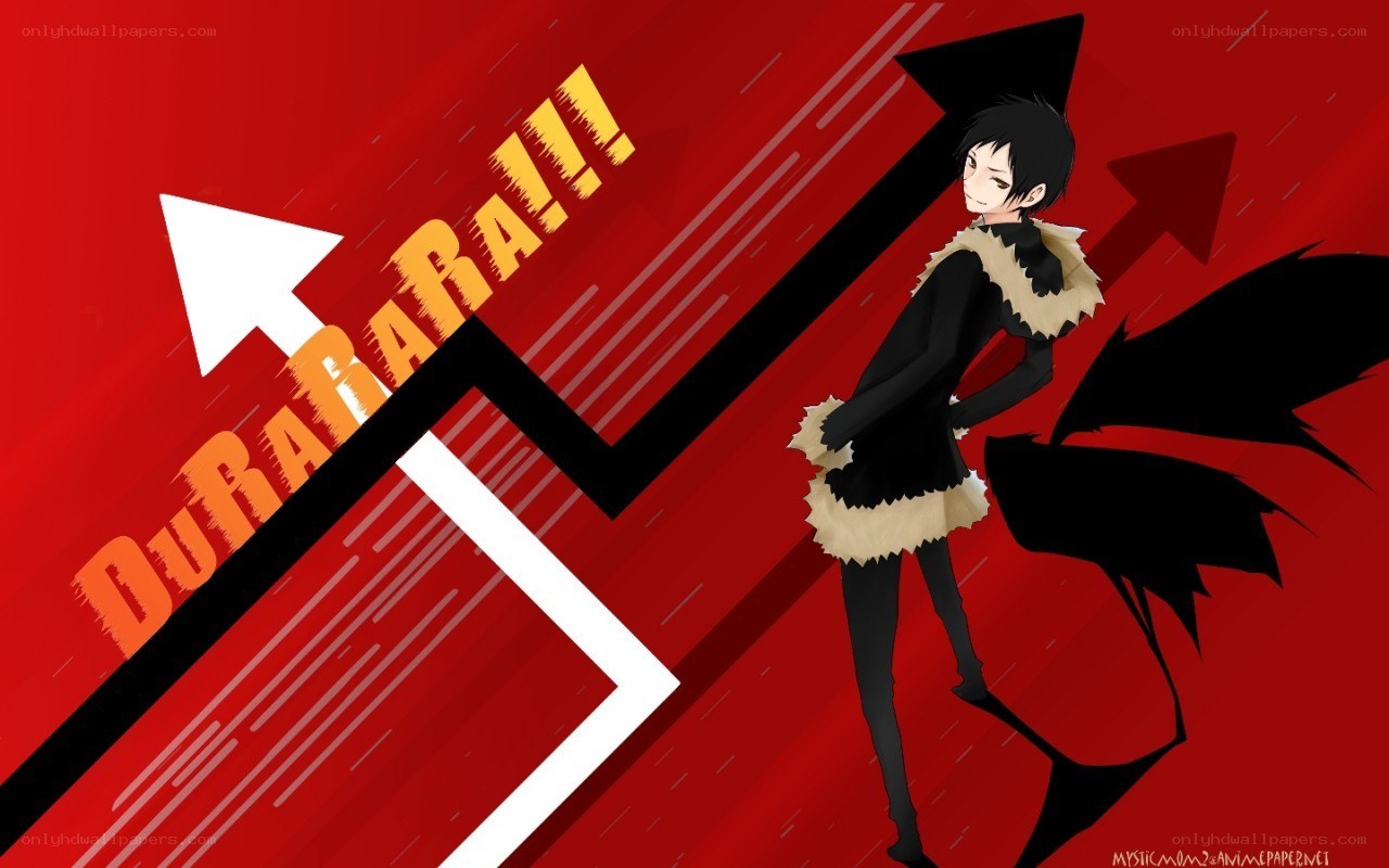 Anime character with upward arrow