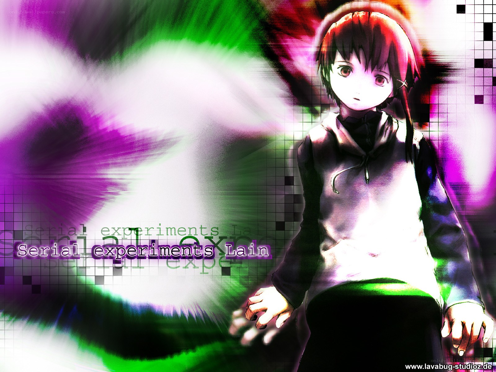 Anime character with vibrant background