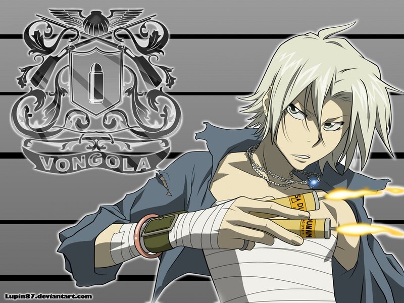 anime character with vongola emblem