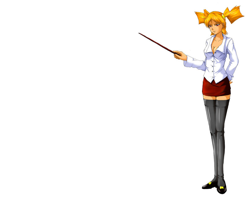 anime character with wand