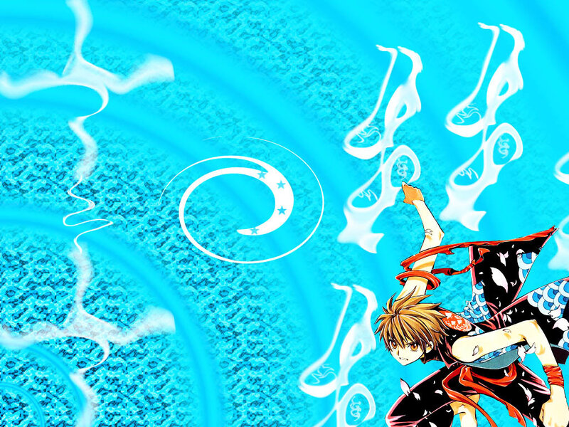 Anime character with water magic