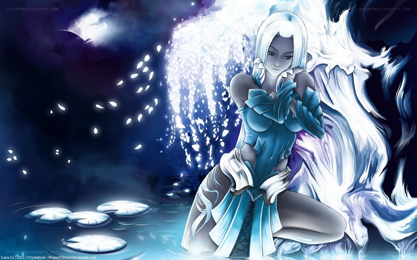 anime character with water wings