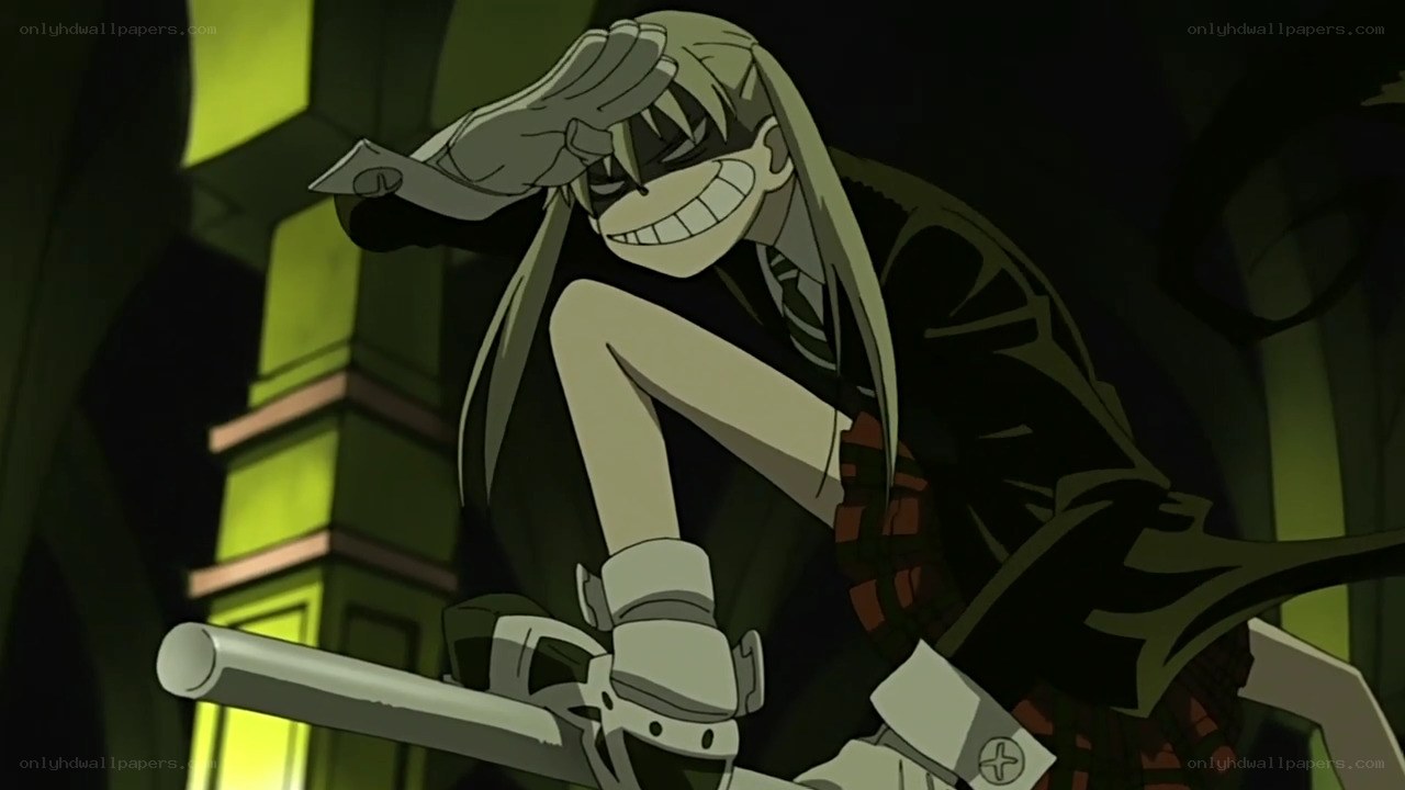 anime character with weapon