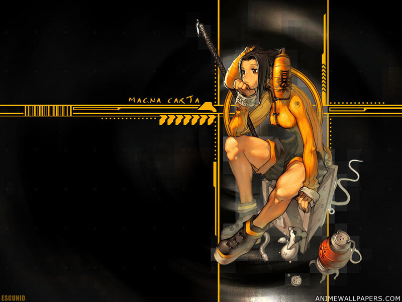 anime character with weapon