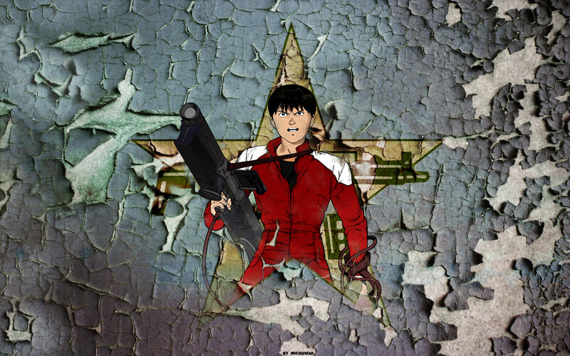 anime character with weapon