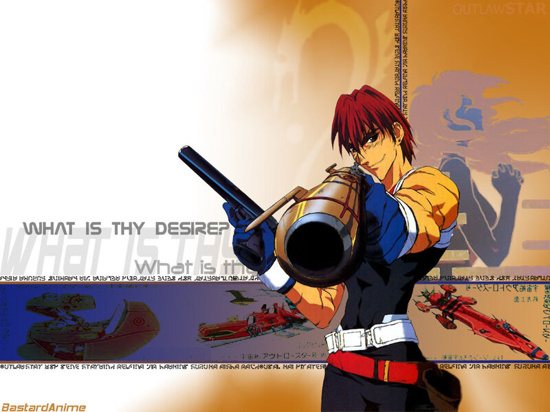 Anime character with weapon