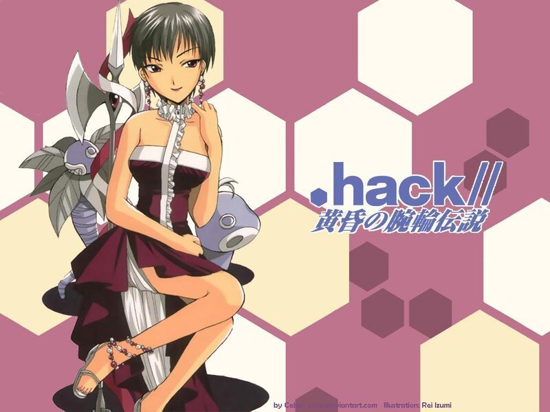 Anime character with weapon
