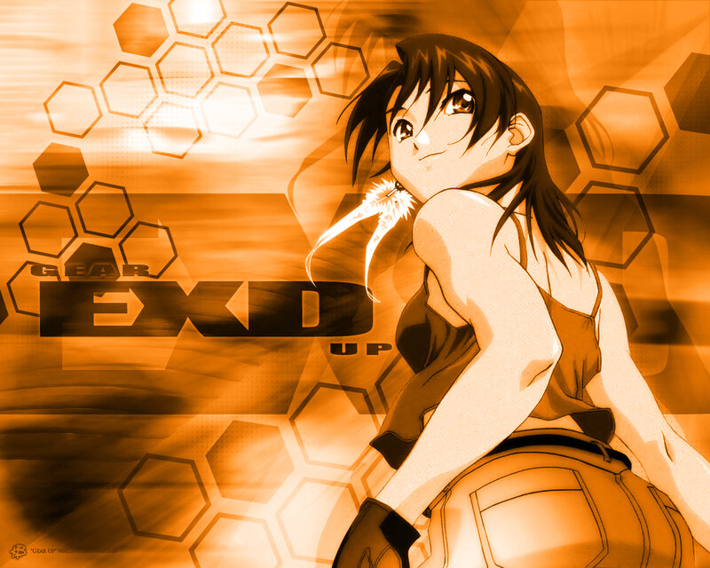 Anime character with weapon