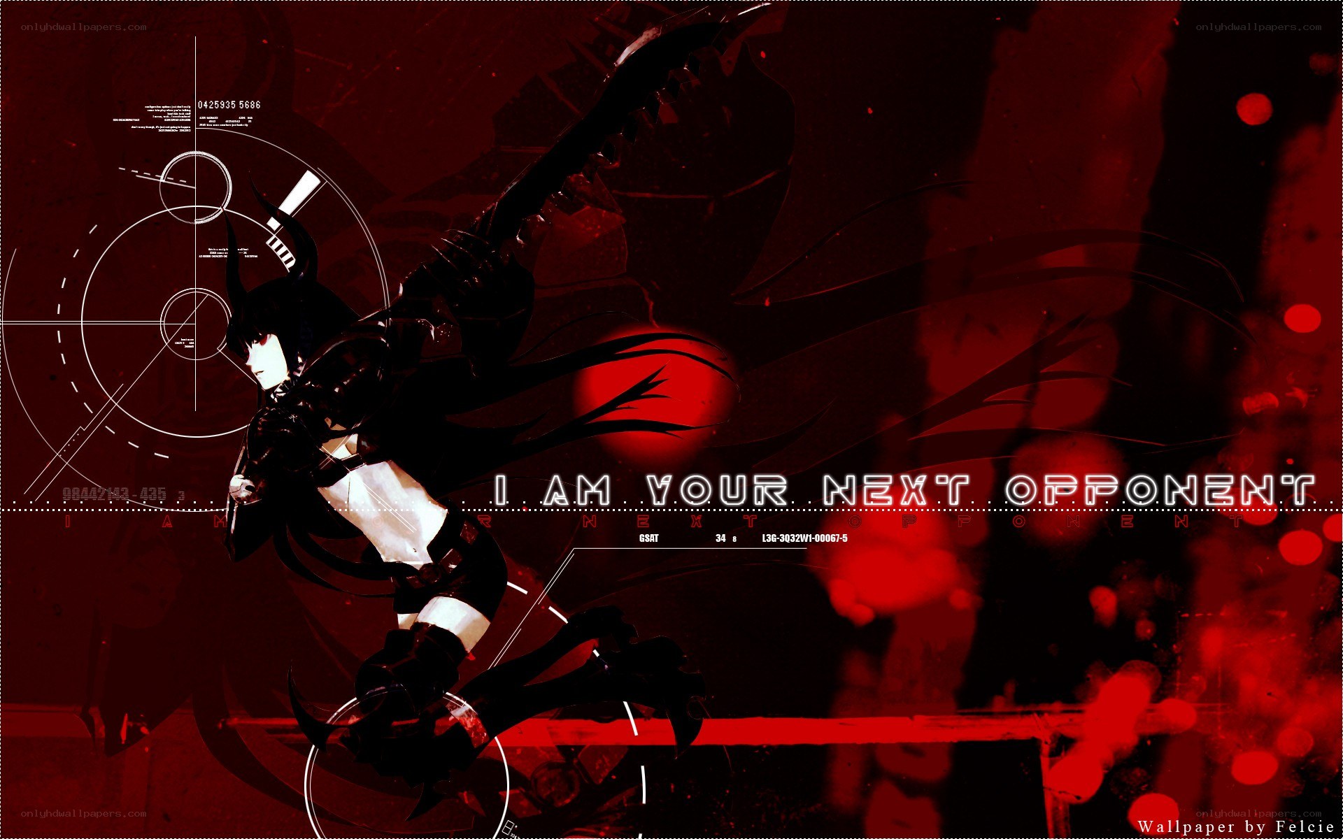 anime character with weapon