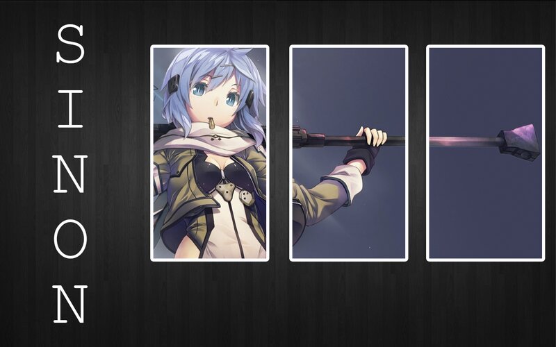 Anime Character with Weapon — Purple, Dramatic, Headset